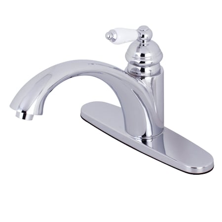 Kingston Brass KS6571PLLS Single-Handle Kitchen Faucet, Polished Chrome KS6571PLLS